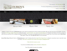 Tablet Screenshot of durkins.ie